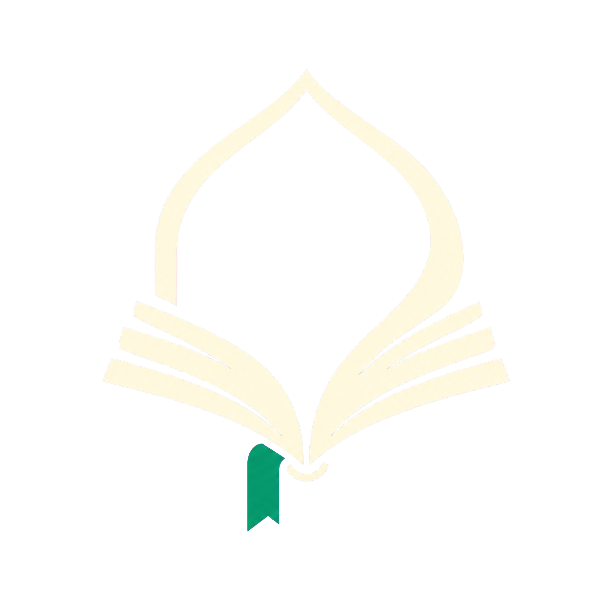 Reading Corner open book and leaf mark